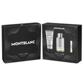 Montblanc Explorer Platinum Eau De Parfum Spray 100ml Set 3 Parti