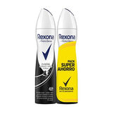 Rexona Deodorante Motion Sense Invisible On Black&White Clothes Spray 2x200ml