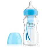 Dr. Brown's Baby Bottle Wide Mouth PP Blue 240ml 1U