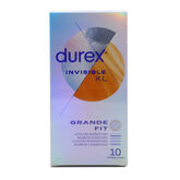 Durex Invisible XL Ultra Thin Kondome 10 Stück