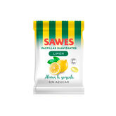 Sawes Zuckerfreie Zitronenbonbons 50g Beutel 
