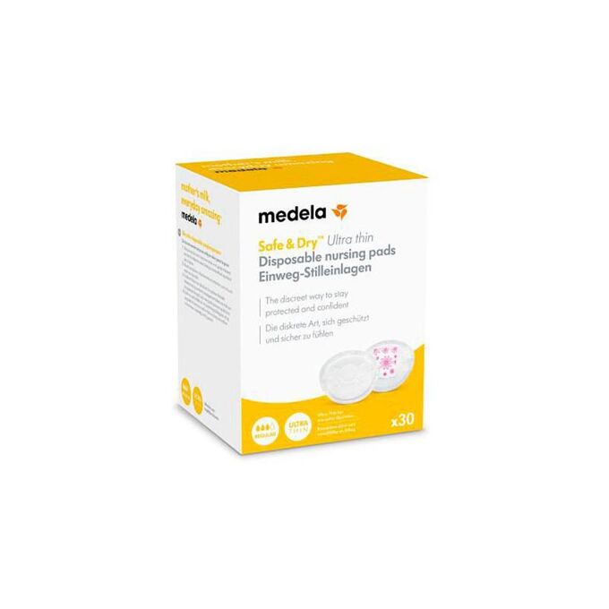 Medela Safe y Dry Ultra Thin Disposable Pads 30pcs, PharmacyClub