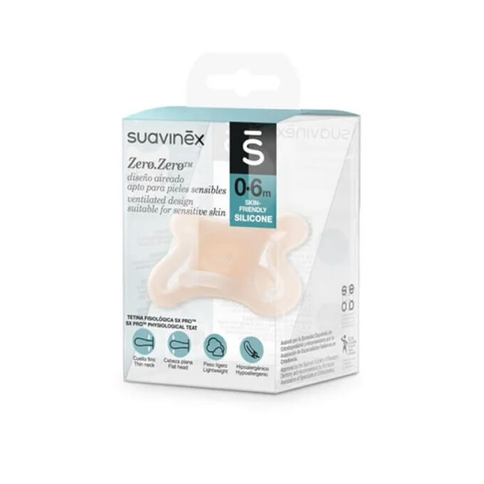 Suavinex Chupete Silicona Fisiologica SX Pro ZERO-ZERO 0-6M